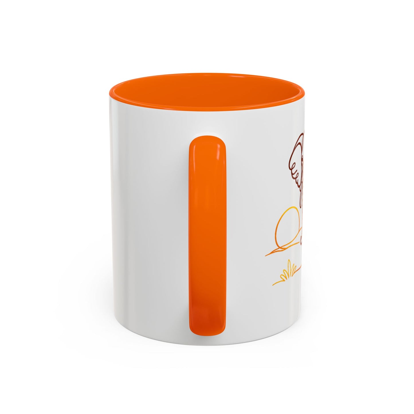 Safari Sunrise Coffee Mug — Minimal Line Elephant Design (11/15oz)