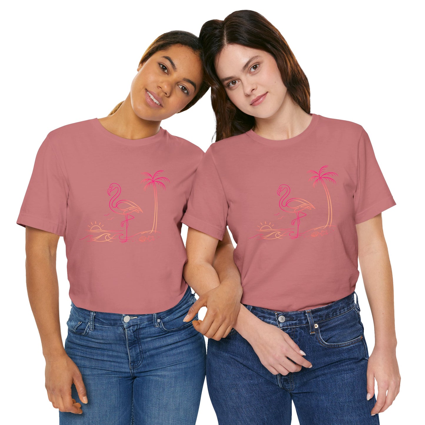 Flamingo Wild Lines T-Shirt