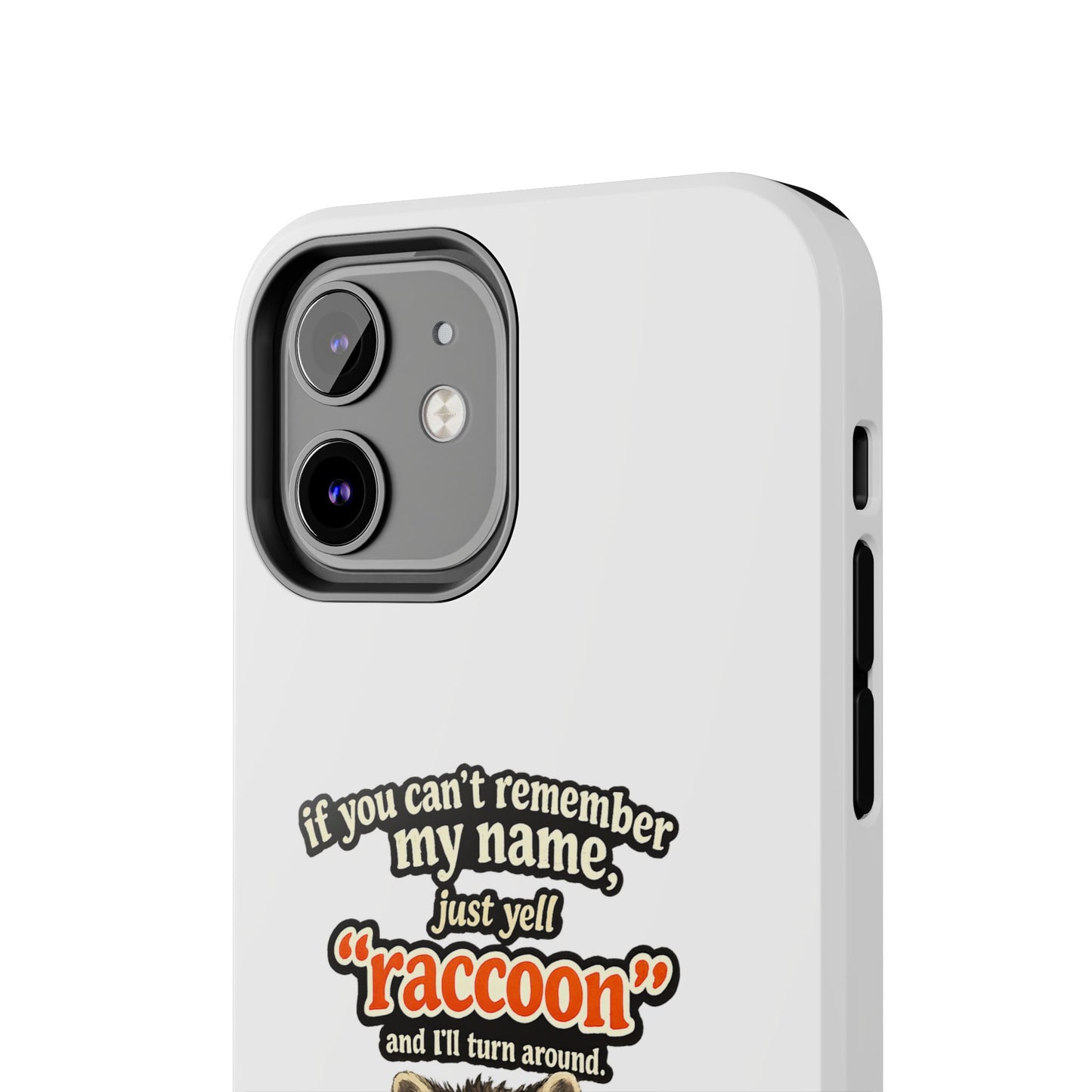 Yell Raccoon Phone Case — Tough & Cute Protective Phone Cover