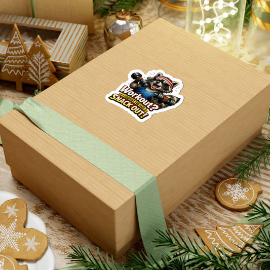 Snack Out Raccoon Stickers