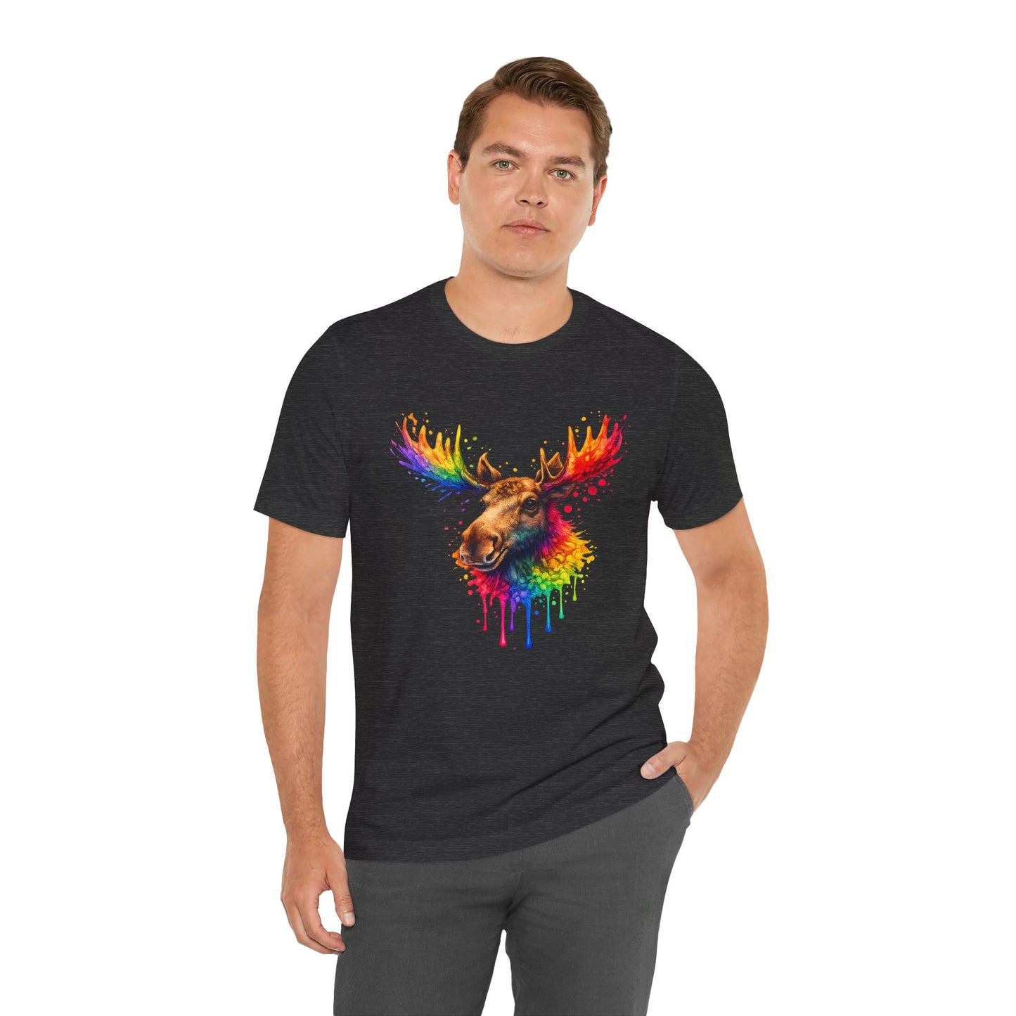 Watercolor Wildlife Moose T-Shirt