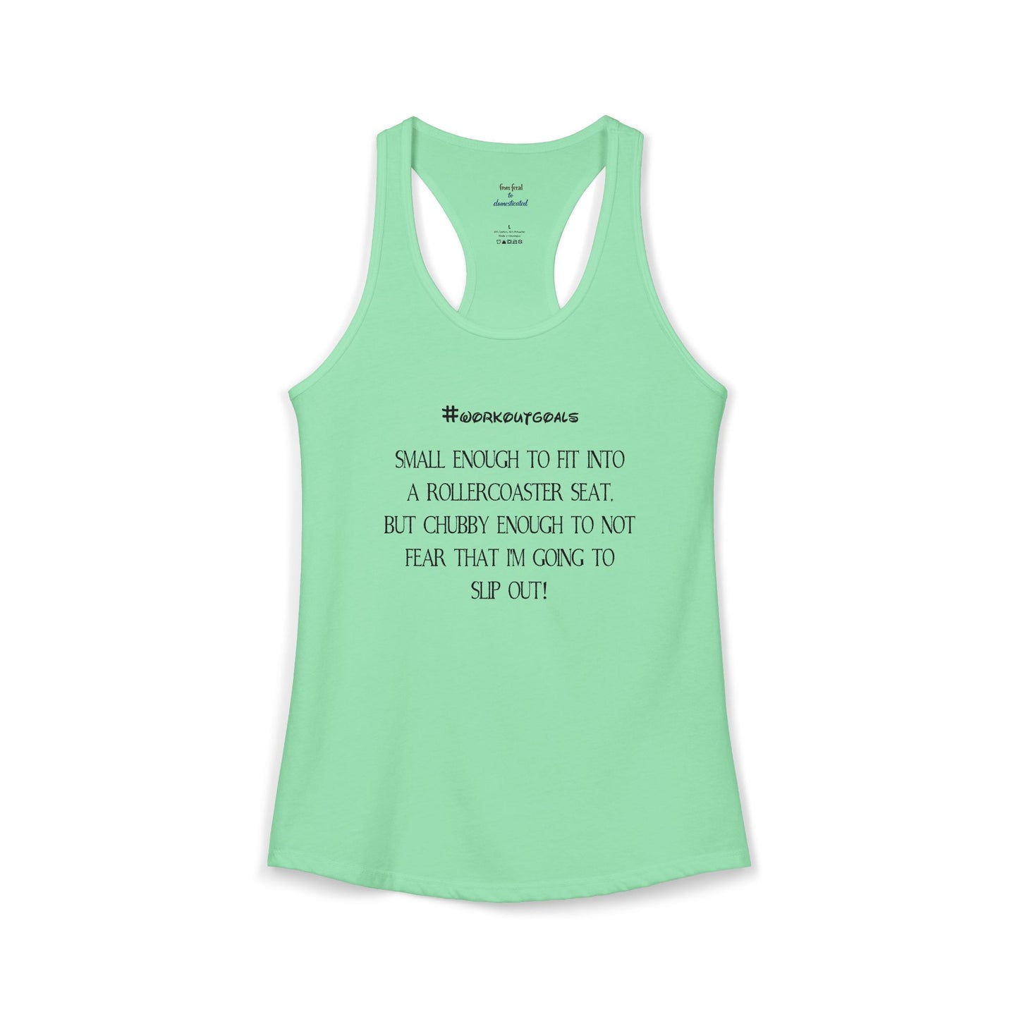 Workout Goals Racerback Tank