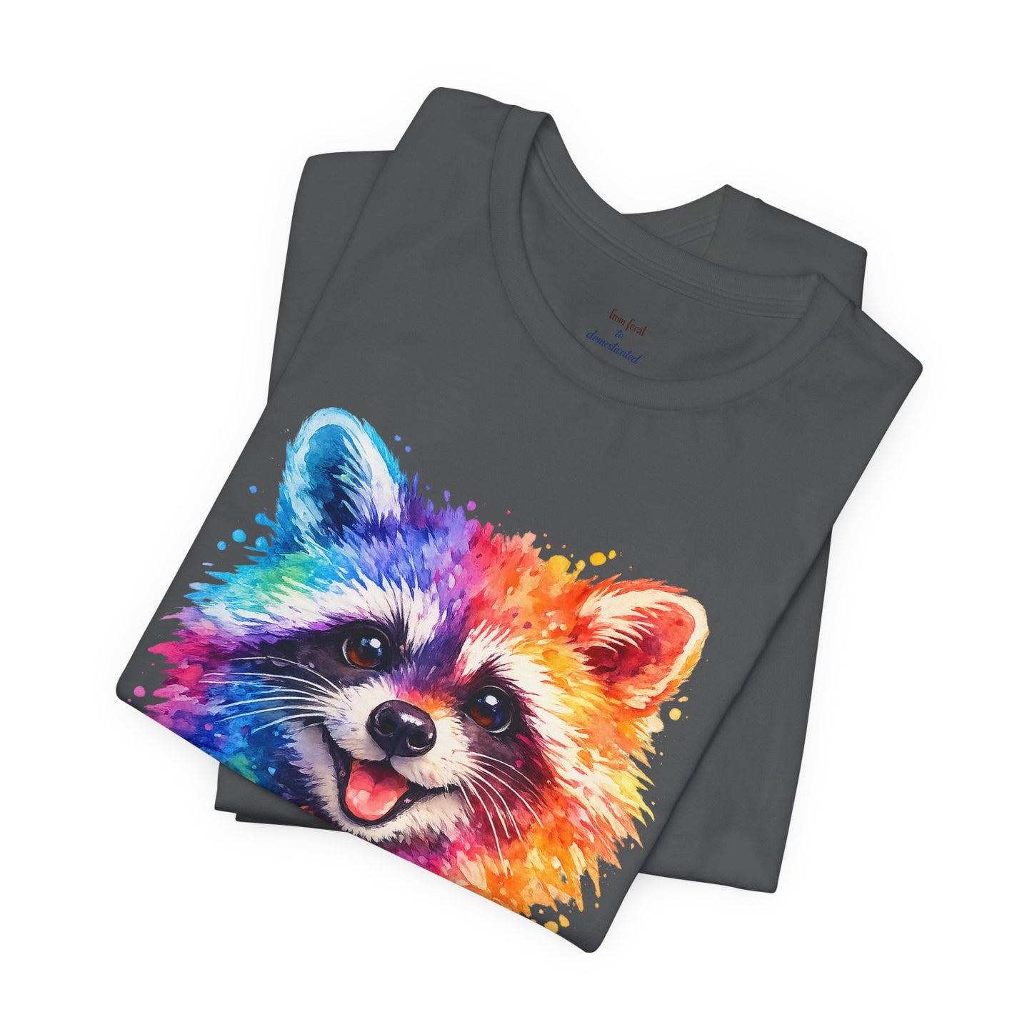 Watercolor Wildlife Raccoon T-Shirt