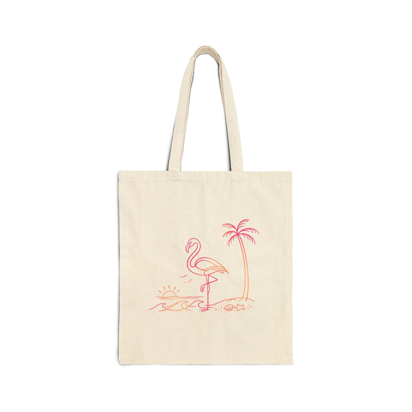 Flashy Flamingo Tote Bag