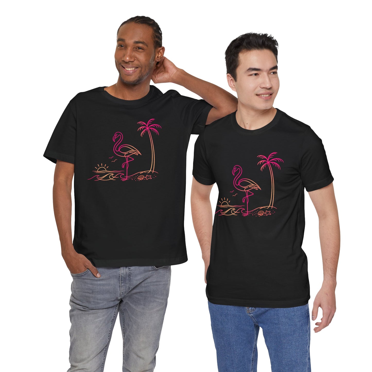 Flamingo Wild Lines T-Shirt