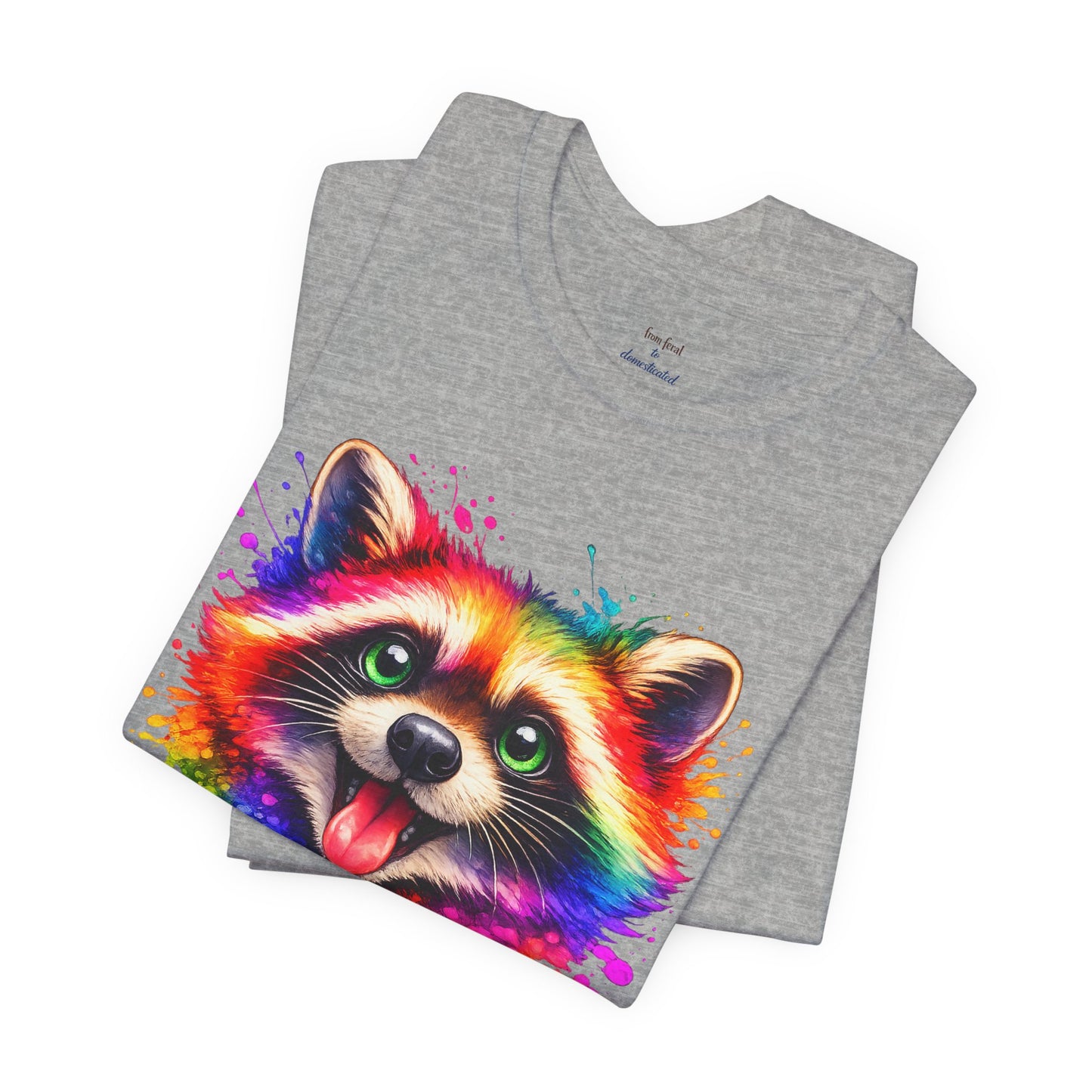 Watercolor Wildlife Raccoon T-Shirt