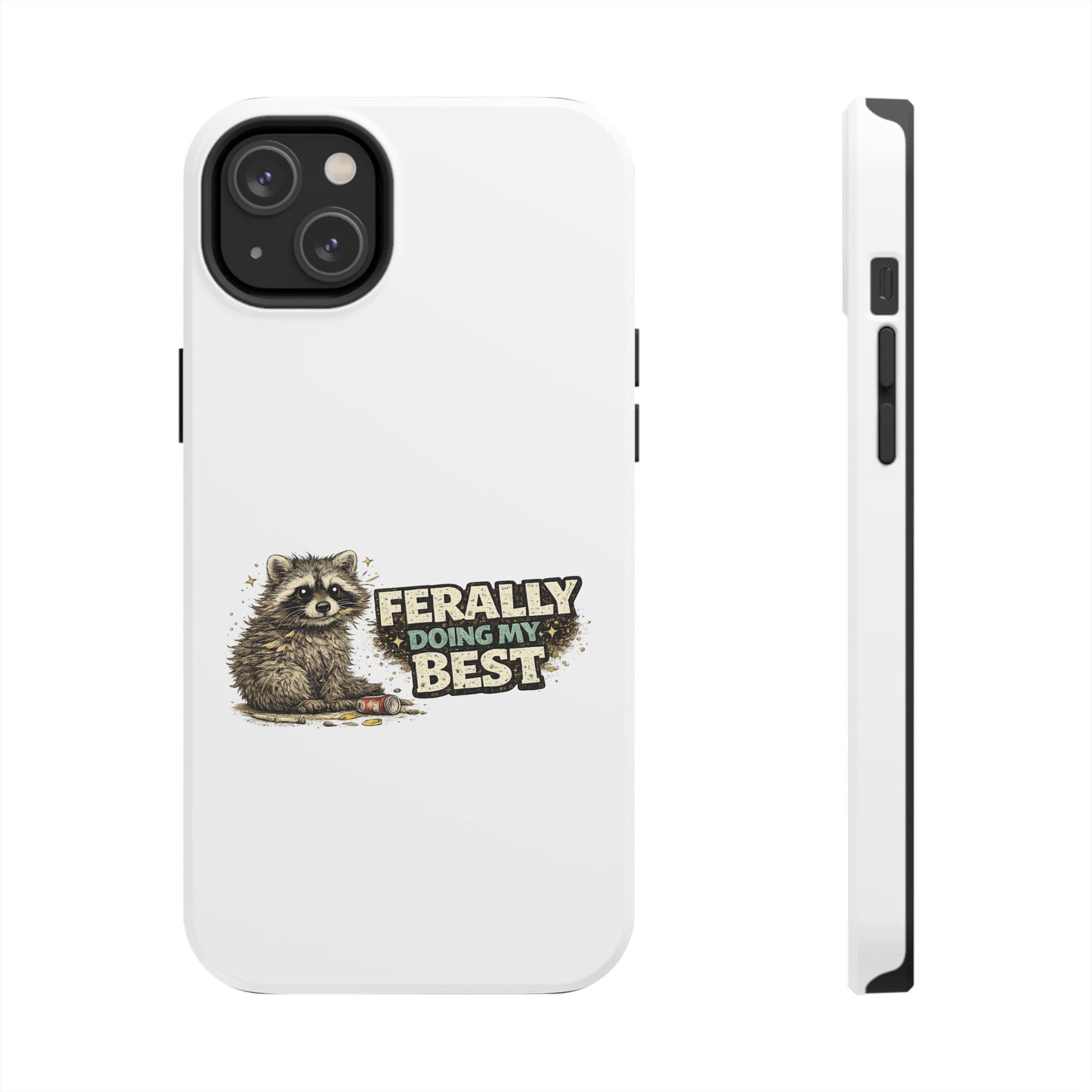Ferally Raccoon Phone Case — Tough & Cute Protective Phone Cover