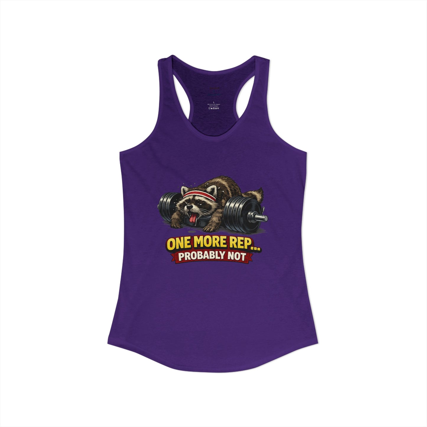 One More Rep Racerback Tank