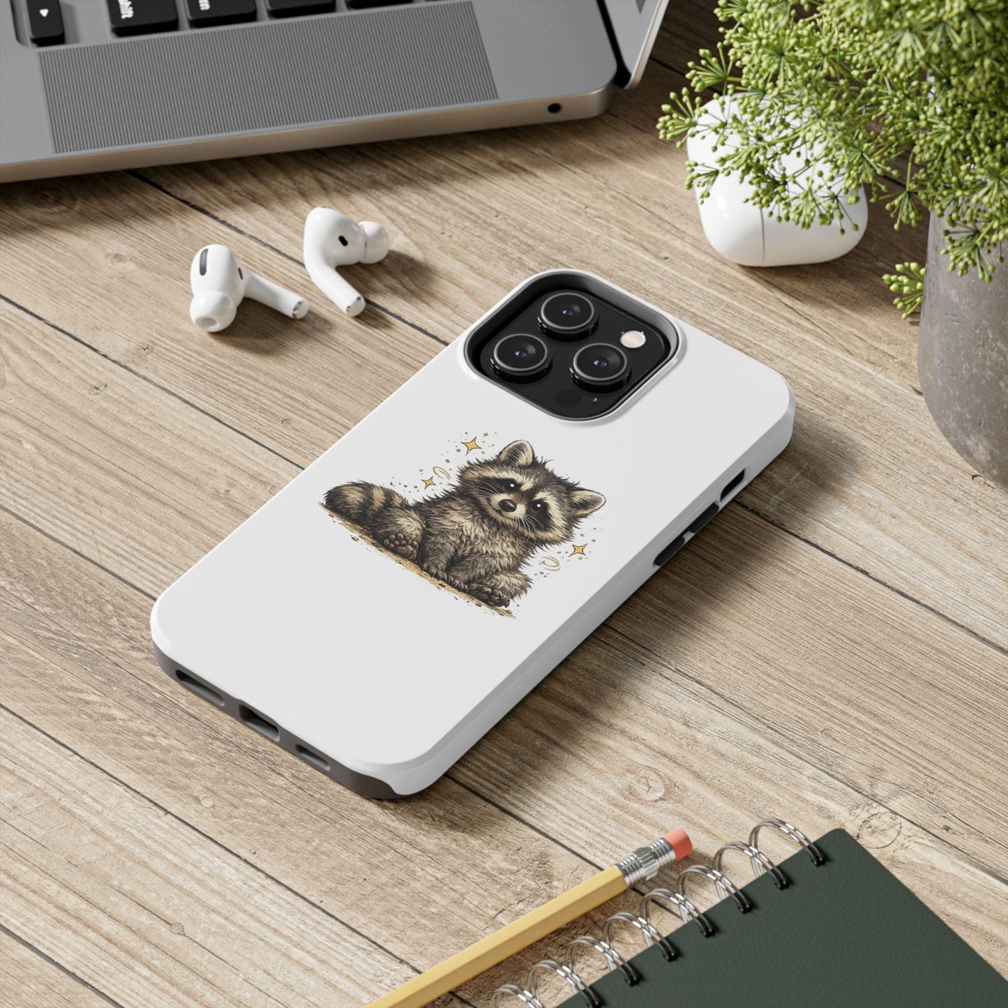Sweet & Savage Raccoon Phone Case — Tough & Cute Protective Phone Cover