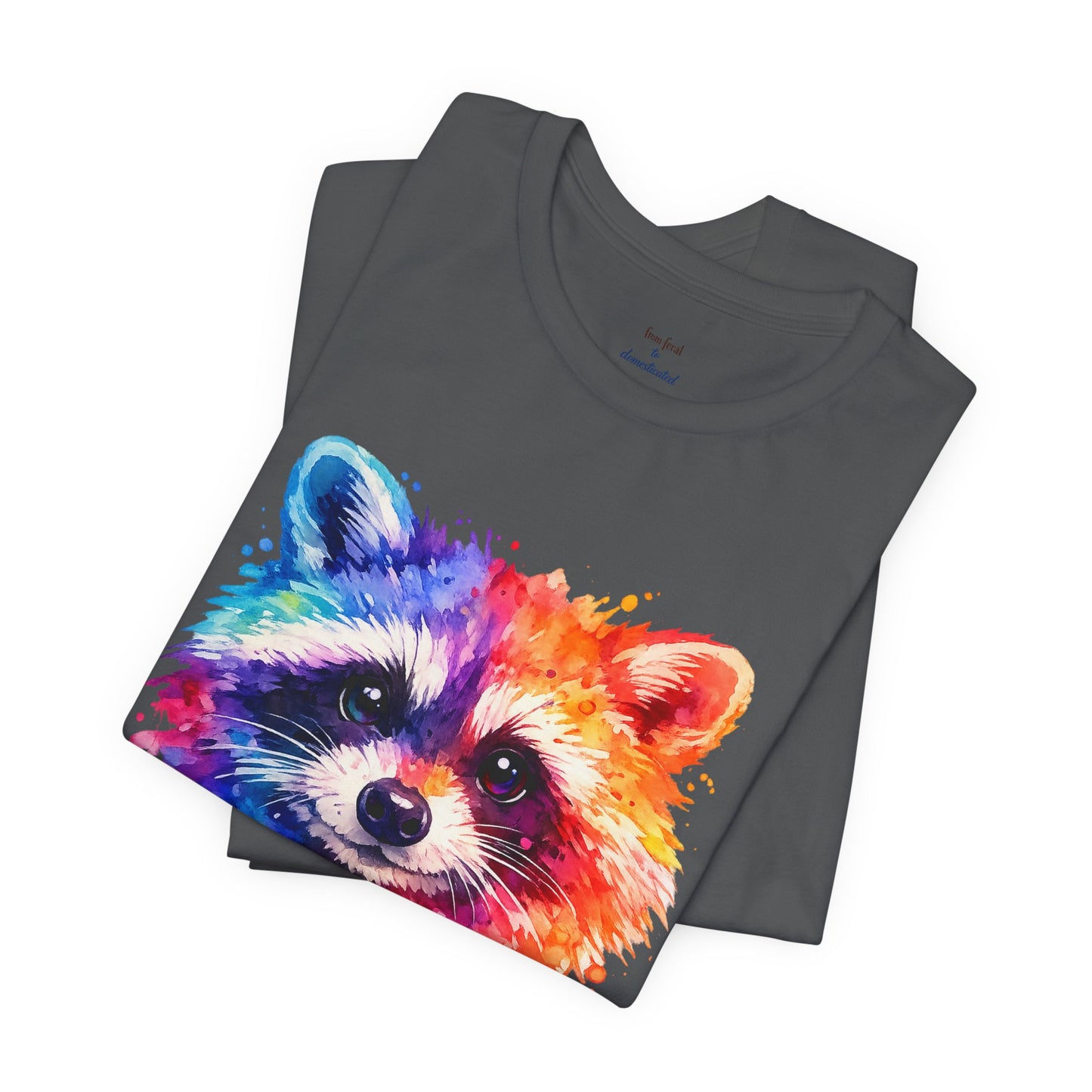 Watercolor Wildlife Raccoon T-Shirt