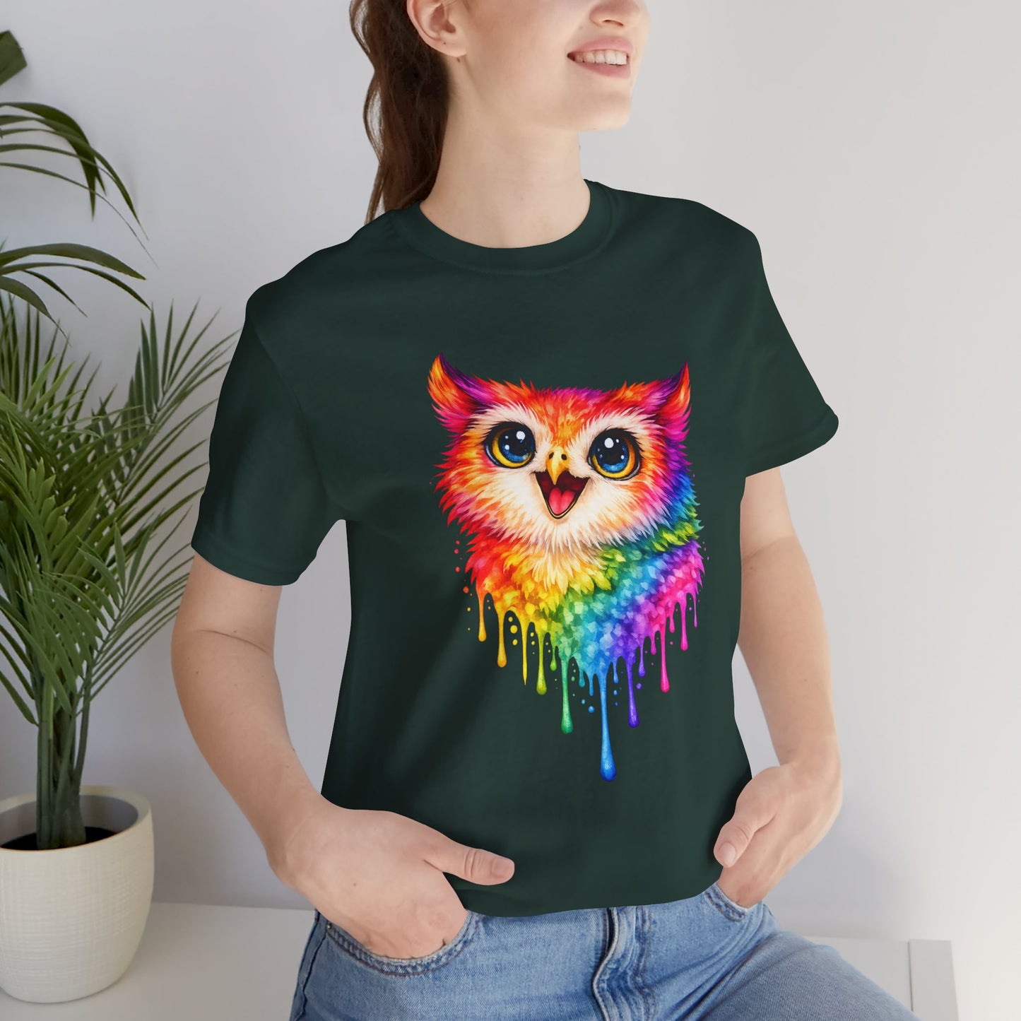 Watercolor Wildlife Owl T-Shirt