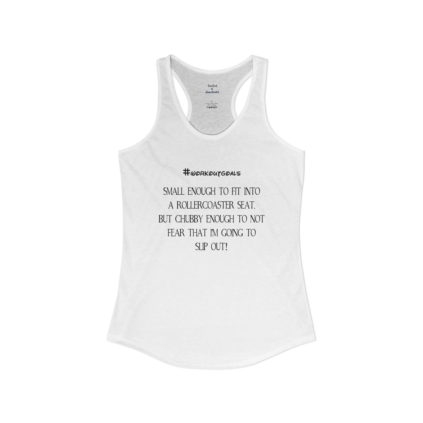 Workout Goals Racerback Tank