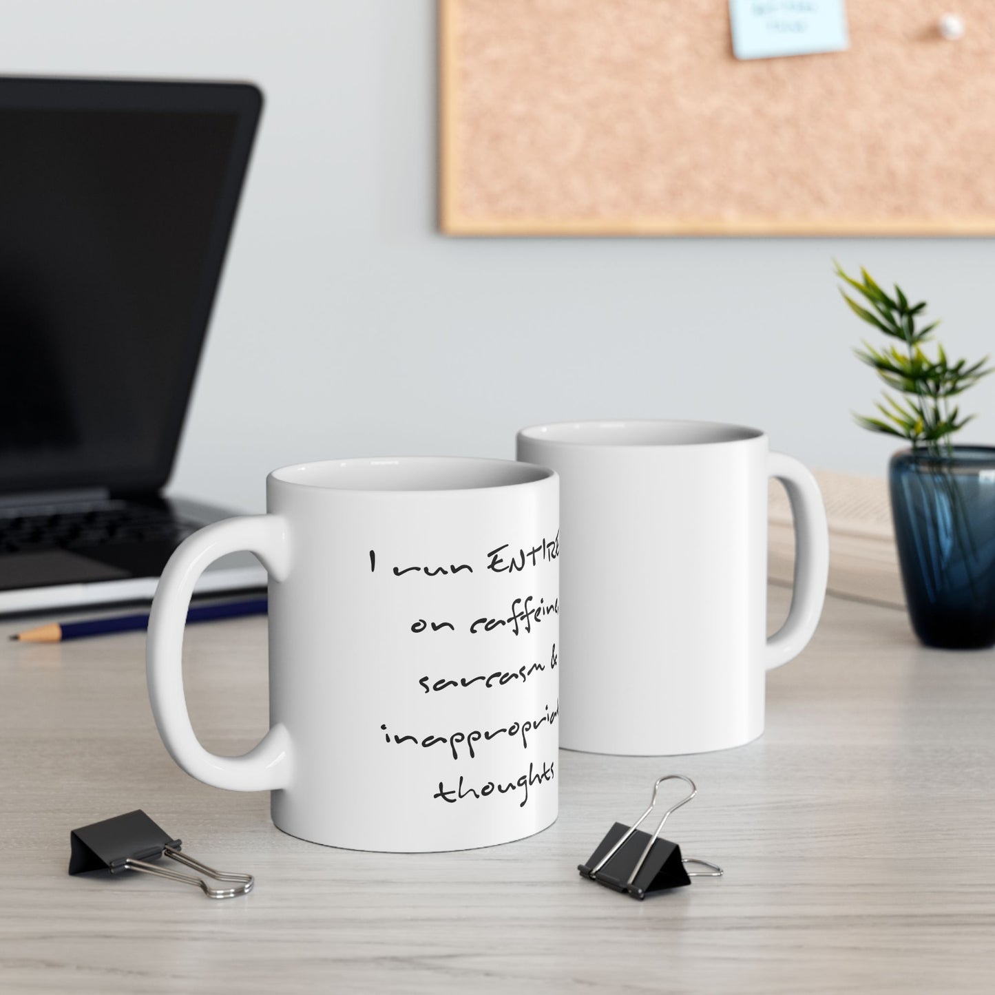 "Run On" Ceramic Mug  (11oz & 15oz)