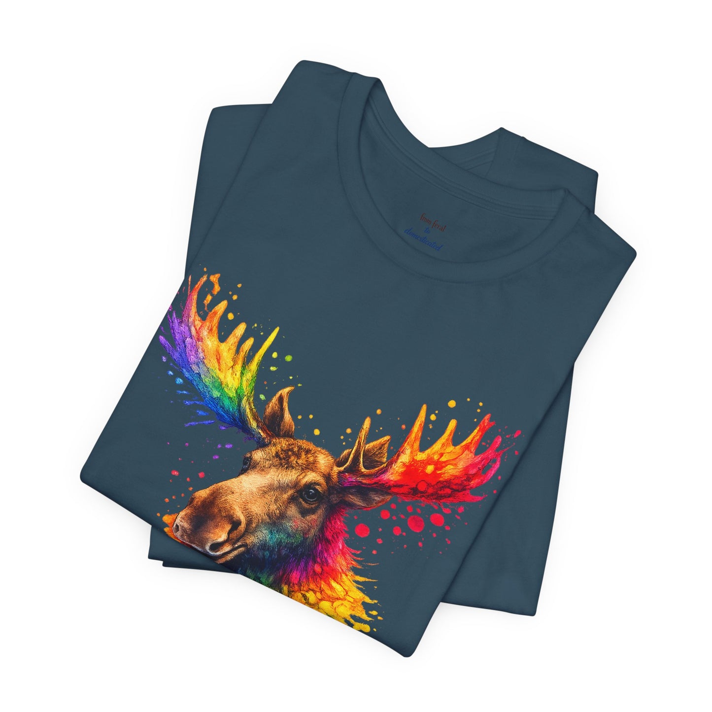Watercolor Wildlife Moose T-Shirt
