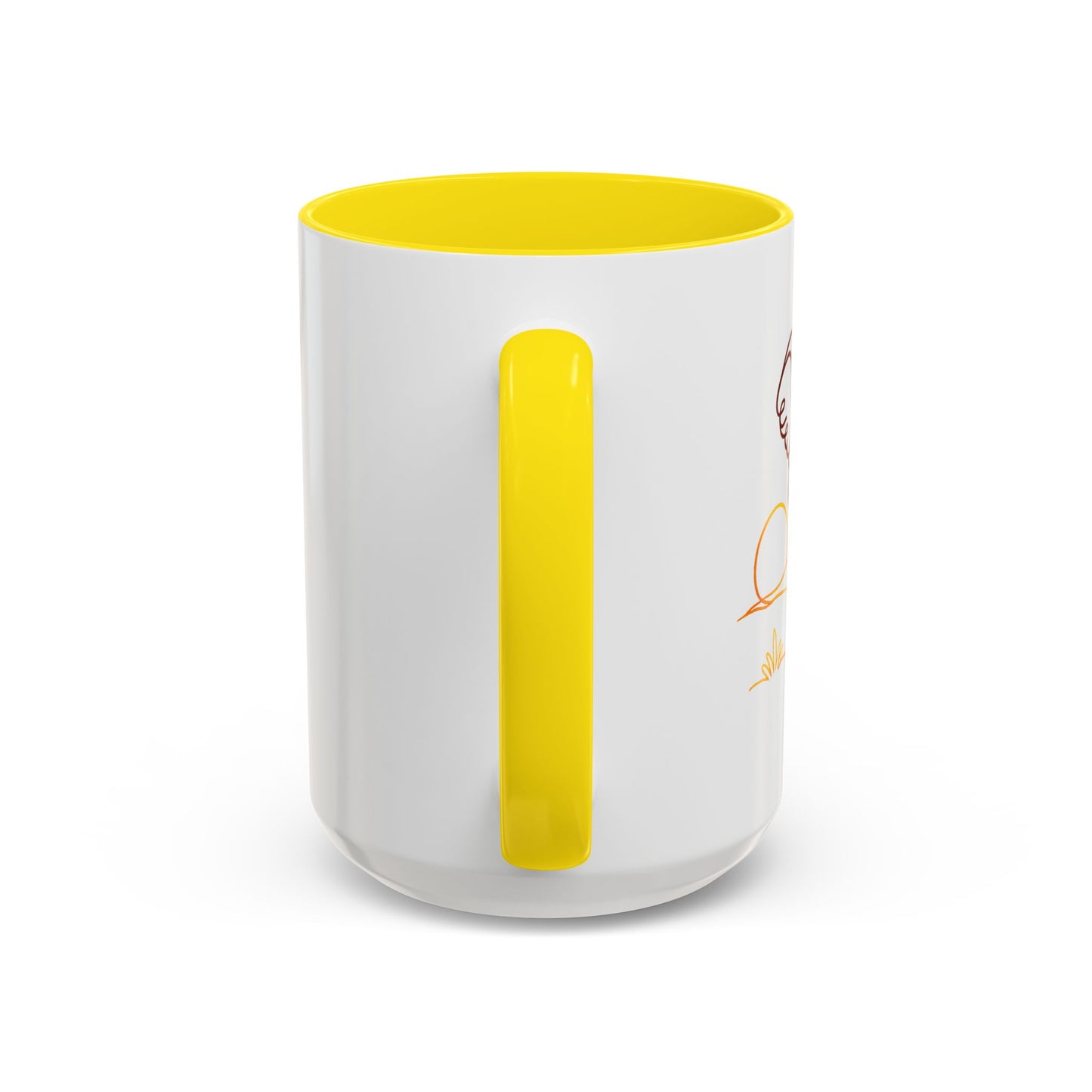 Safari Sunrise Coffee Mug — Minimal Line Elephant Design (11/15oz)