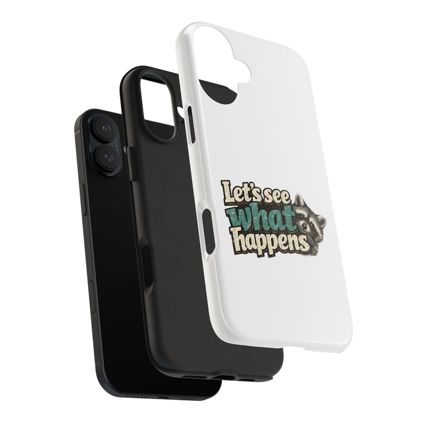 Peek & See Raccoon Phone Case — Tough & Cute Protective Phone Cover